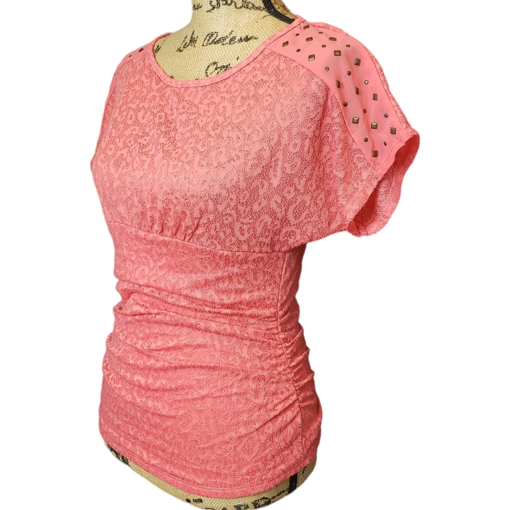 Heartsoul Salmon Color Top